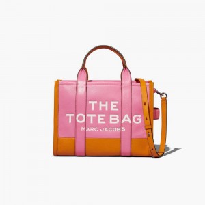 Marc Jacobs Colorblock Medium Toteväska Dam Rosa Olika Färger | EHC-238194