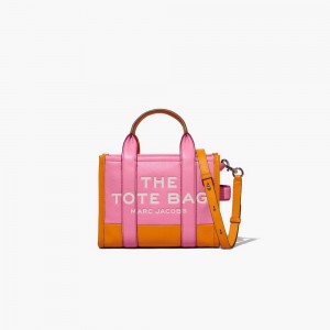 Marc Jacobs Colorblock Small Toteväska Dam Rosa Olika Färger | AIM-043692