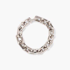 Marc Jacobs J Marc Chain Link Armband Dam Silver | KPW-830957