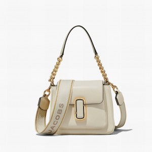 Marc Jacobs J Marc Chain Mini Satchel Väska Dam Vita | ROQ-682143