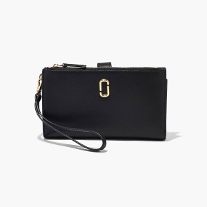 Marc Jacobs J Marc Phone Wristlet Plånbok Dam Svarta | WLO-971853