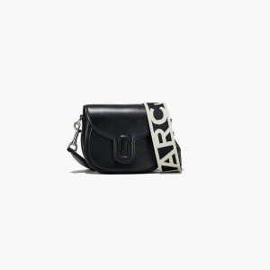 Marc Jacobs J Marc Small Saddle Crossbody Väska Dam Svarta | VZS-894206