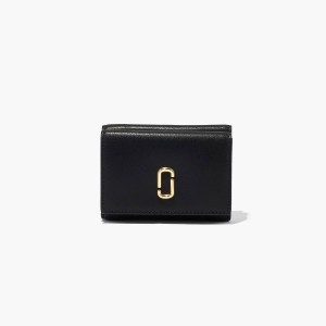 Marc Jacobs J Marc Trifold Plånbok Dam Svarta | XFM-753084