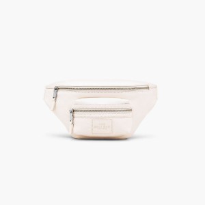 Marc Jacobs Leather Bältesväska Dam Silver | LOB-014672