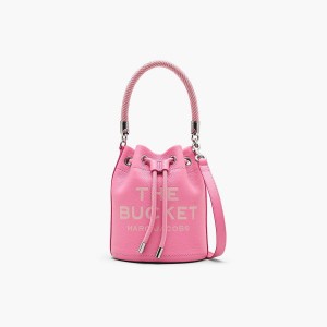 Marc Jacobs Leather Bucket Väska Dam Rosa | QNP-046219