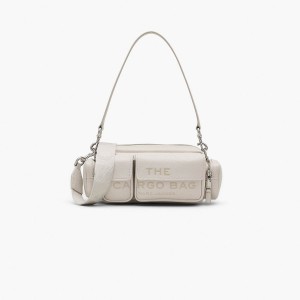 Marc Jacobs Leather Cargo Axelväska Dam Silver | FAK-097413