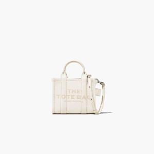 Marc Jacobs Leather Crossbody Toteväska Dam Silver | UMP-241830