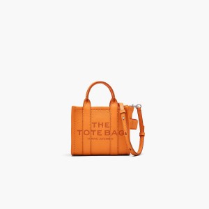 Marc Jacobs Leather Crossbody Toteväska Dam Orange | ZQP-172586