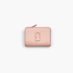 Marc Jacobs Leather J Marc Mini Compact Plånbok Dam Rosa | APB-012795