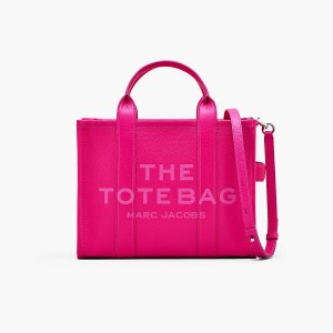 Marc Jacobs Leather Medium Toteväska Dam Rosa | IBZ-918603