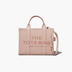 Marc Jacobs Leather Medium Toteväska Dam Rosa | KXT-903218