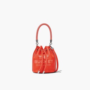 Marc Jacobs Leather Mini Bucket Väska Dam Orange | SUV-432198