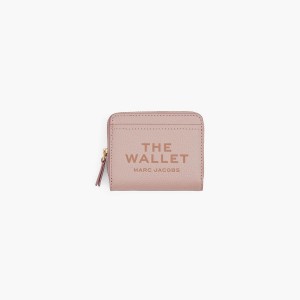 Marc Jacobs Leather Mini Compact Plånbok Dam Rosa | GON-230184