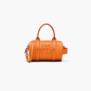 Marc Jacobs Leather Mini Duffle Crossbody Väska Dam Orange | OBF-623579