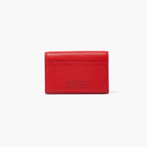 Marc Jacobs Leather Small Bifold Plånbok Dam Röda | XOS-159674