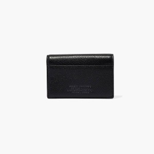 Marc Jacobs Leather Small Bifold Plånbok Dam Svarta | NLF-524109