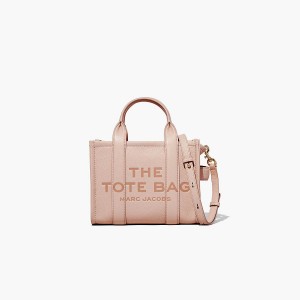 Marc Jacobs Leather Small Toteväska Dam Rosa | MSW-591046