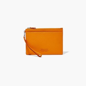 Marc Jacobs Leather Small Wristlet Plånbok Dam Orange | VWB-930165