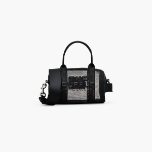 Marc Jacobs Mesh Mini Duffle Crossbody Väska Dam Svarta | FUK-085691