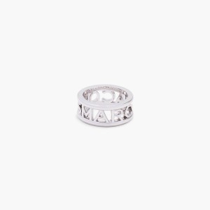 Marc Jacobs Monogram Ringar Dam Silver | CKA-392478