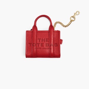 Marc Jacobs Nano Tote Bag Berlocker Dam Röda | MDY-583290