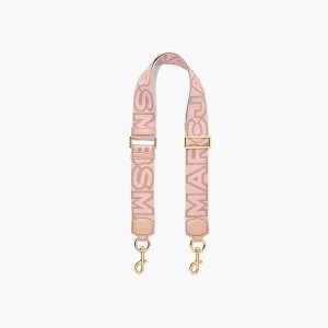 Marc Jacobs Outline Logo Webbing Väskrem Dam Rosa Olika Färger | CHN-170523