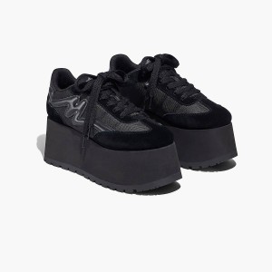 Marc Jacobs Platform Jogger Sneakers Dam Svarta | XND-674305