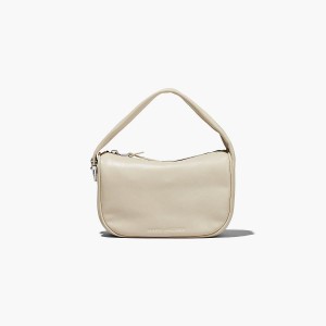 Marc Jacobs Pushlock Mini Hobo Axelväska Dam Vita | DUM-894671