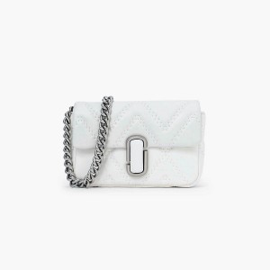 Marc Jacobs Quilted Leather J Marc Axelväska Dam Vita | YFI-681243