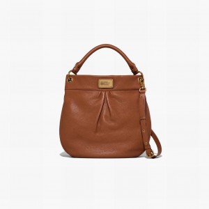 Marc Jacobs Re-Edition Hillier Hobo Axelväska Dam Bruna | OCF-823910