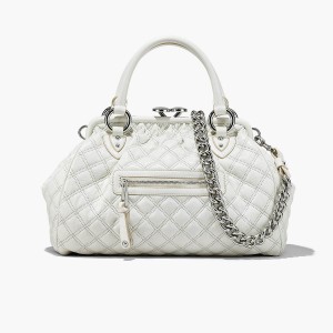 Marc Jacobs Re-Edition Quilted Leather Stam Toteväska Dam Vita | UJF-581093