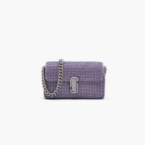 Marc Jacobs Rhinestone J Marc Mini Axelväska Dam Lila | EXS-712586