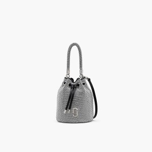 Marc Jacobs Rhinestone Mini Bucket Väska Dam Grå | WTJ-917234