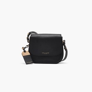 Marc Jacobs Rider Saddle Crossbody Väska Dam Svarta | FEI-659207