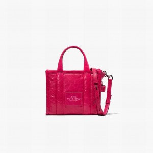 Marc Jacobs Shiny Crinkle Mini Toteväska Dam Röda | XOV-169804