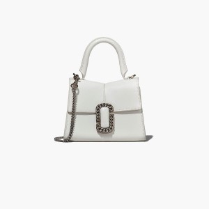 Marc Jacobs St. Marc Mini Top Handle Handväska Dam Vita | MSI-579328