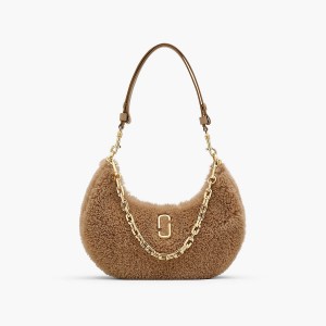 Marc Jacobs Teddy Curve Axelväska Dam Bruna | IYZ-850643