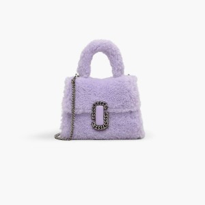 Marc Jacobs Teddy St. Marc Mini Top Handle Handväska Dam Lila | TYS-057613