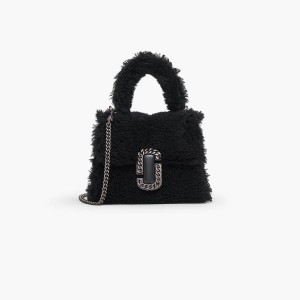 Marc Jacobs Teddy St. Marc Mini Top Handle Handväska Dam Svarta | GVY-640135