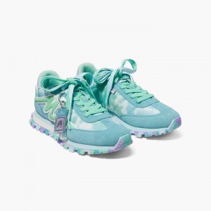 Marc Jacobs Tie Dye Jogger Sneakers Dam Gröna | IEB-689721