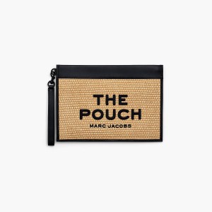 Marc Jacobs Woven Large Pouch Plånbok Dam Beige | XNT-791254