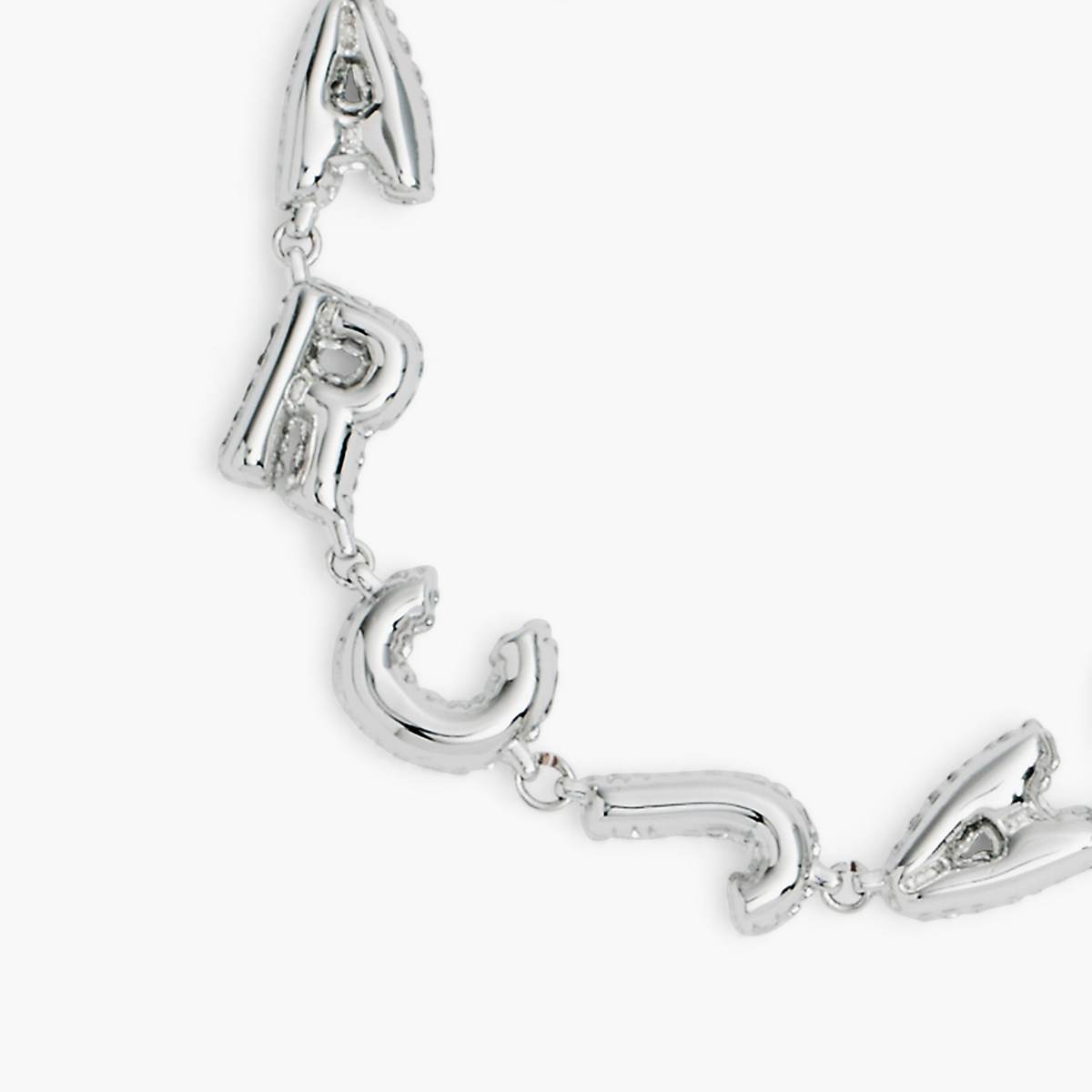 Marc Jacobs Balloon Armband Dam Silver | TOJ-832571