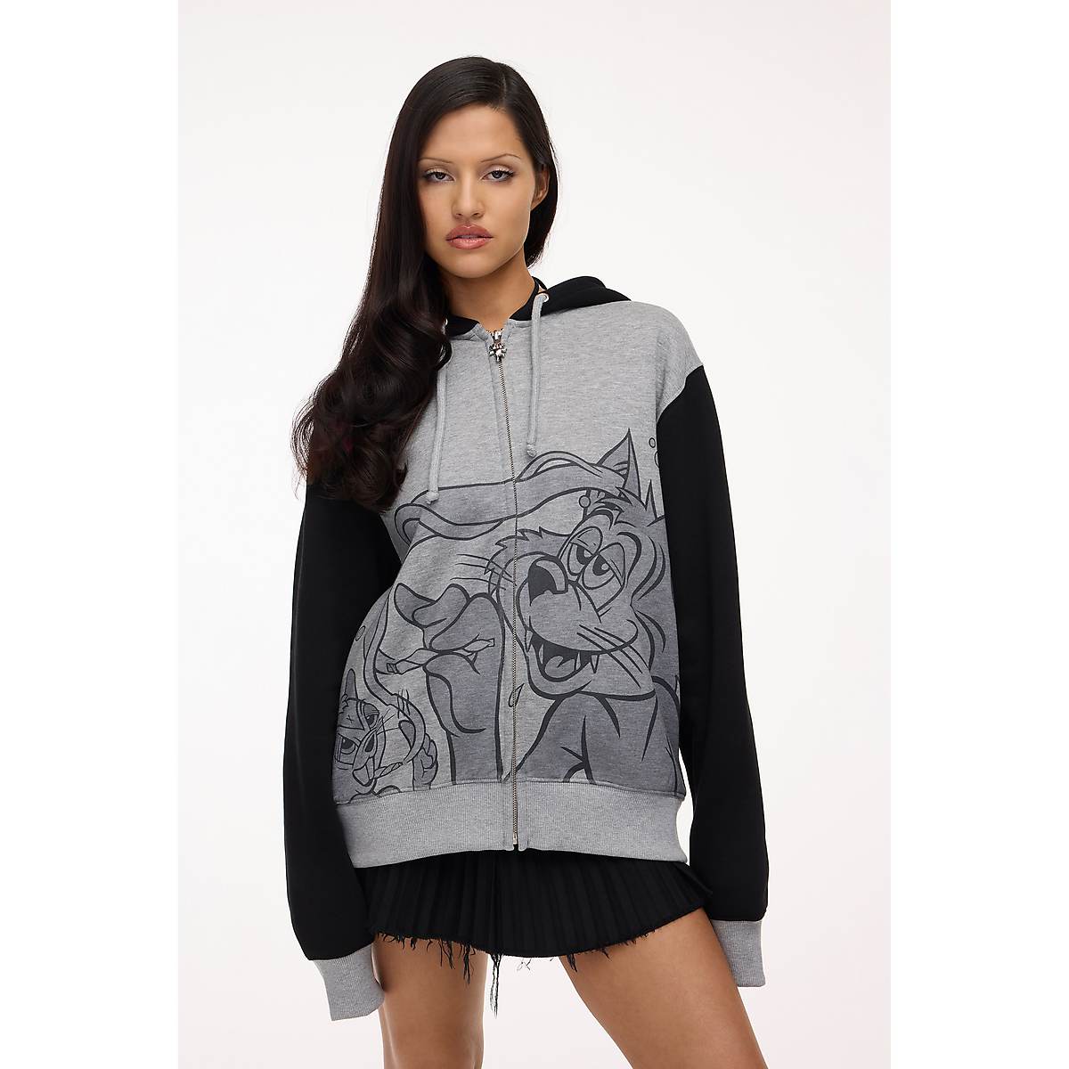 Marc Jacobs Best Buds Zip-up Hoodie Dam Grå | LIQ-832051