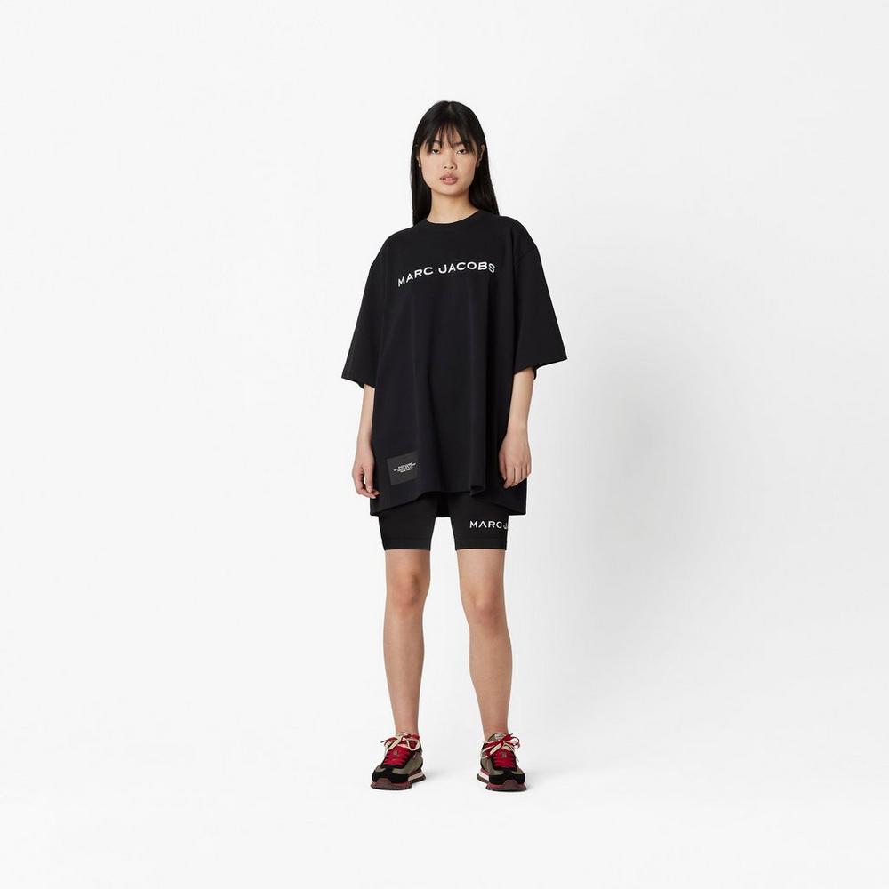 Marc Jacobs Big T-Shirt Dam Svarta | FTE-231864