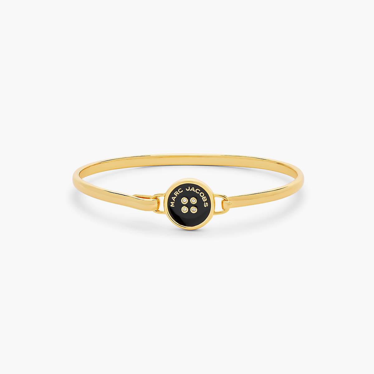 Marc Jacobs Button Hinge Armband Dam Guld Svarta | CJT-215086