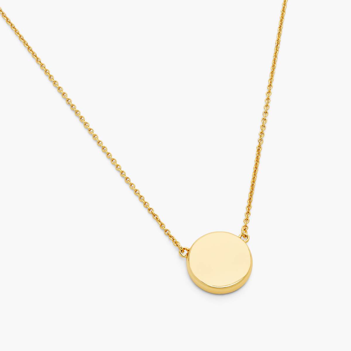 Marc Jacobs Button Pendant Halsband Dam Guld Grädde | SIB-539106