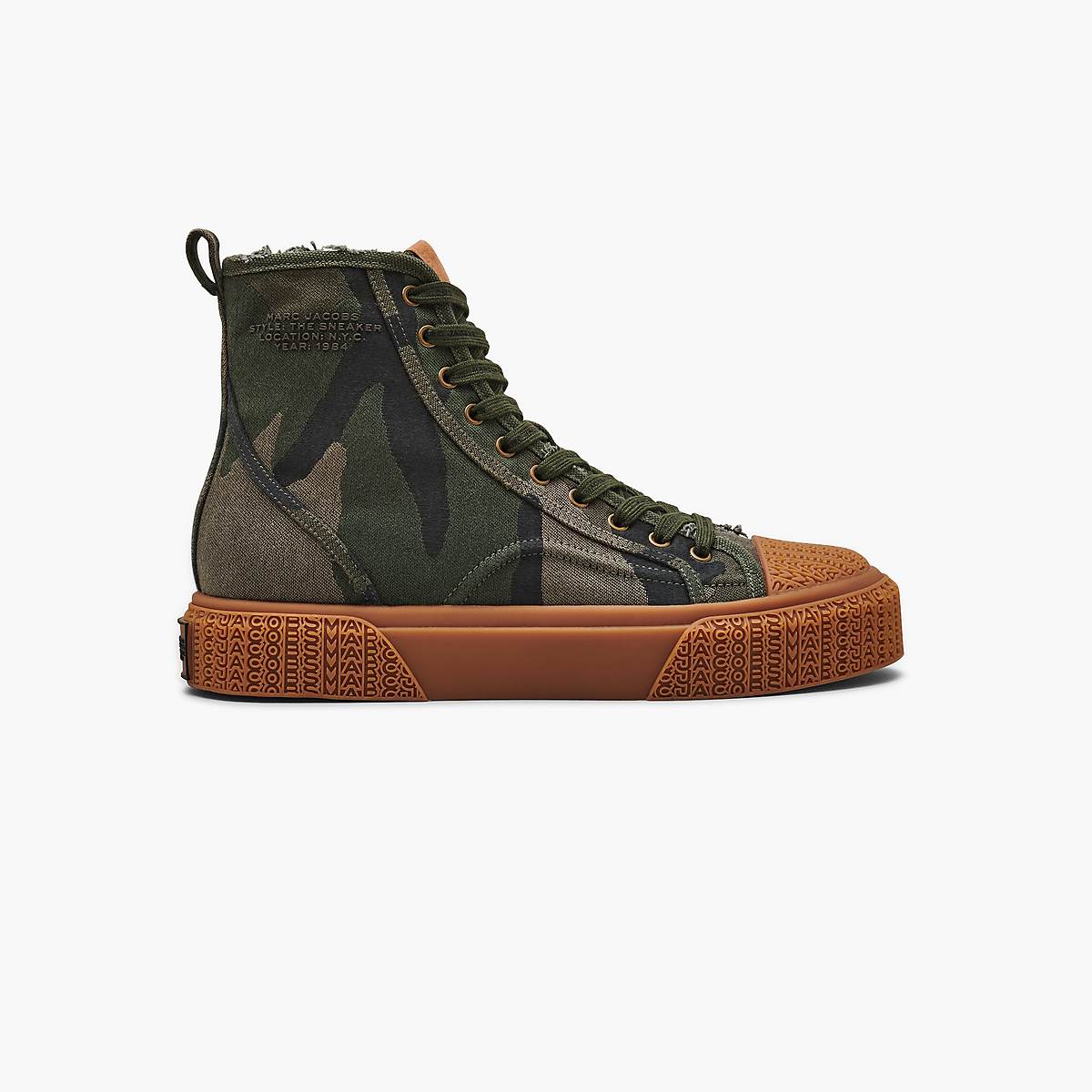 Marc Jacobs Camo Jacquard High Top Sneakers Dam Camo Olika Färger | IAU-387920