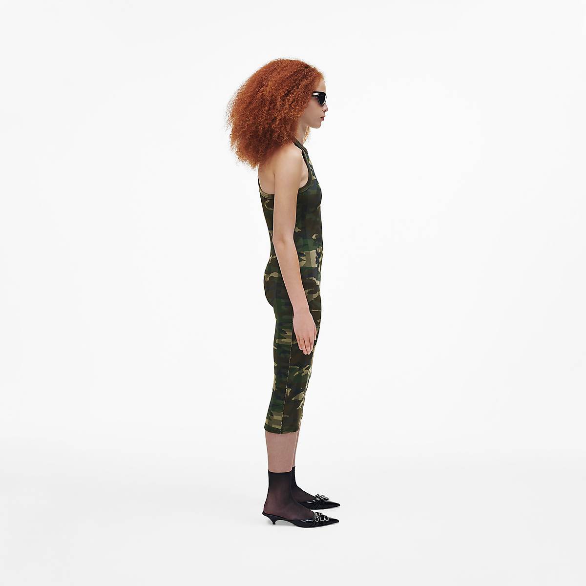 Marc Jacobs Camo Racer Rib Klänning Dam Camo Olika Färger | RUV-874096