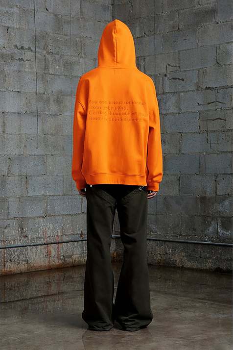 Marc Jacobs Clementine Big Hoodie Dam Orange | IYH-450968