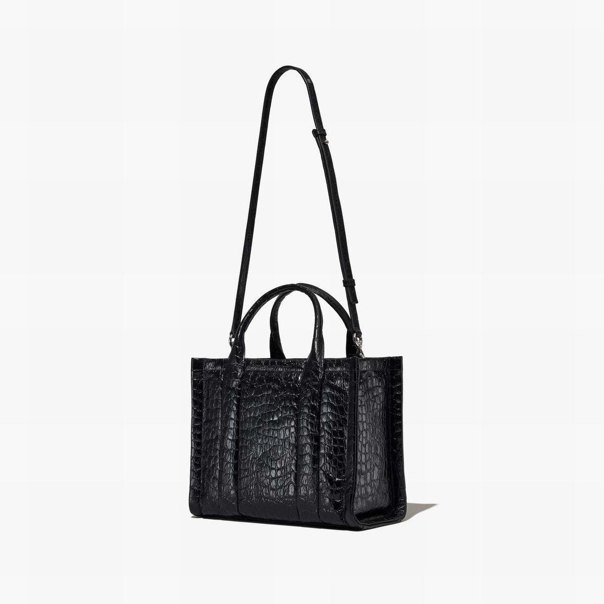 Marc Jacobs Croc-Embossed Medium Toteväska Dam Svarta | ENL-163485